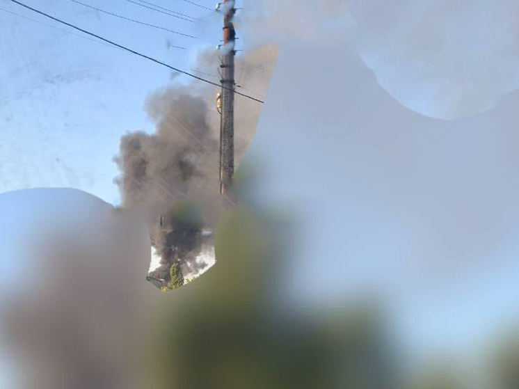 Russian drones set fire to important point in Sumy