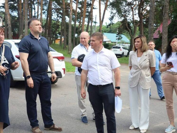 Глава Серпухова Алексей Шимко проинспектировал ход благоустройства в Лужках и Борисово