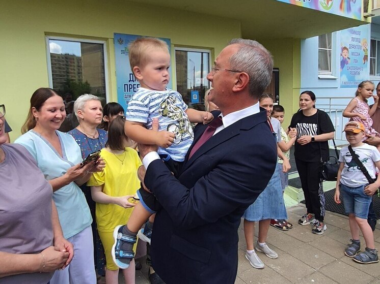 Калужский губернатор общался с детьми, имеющими особые потребности