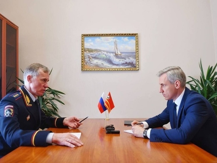 Смоленский губернатор провёл встречу с первым заместителем министра МВД РФ