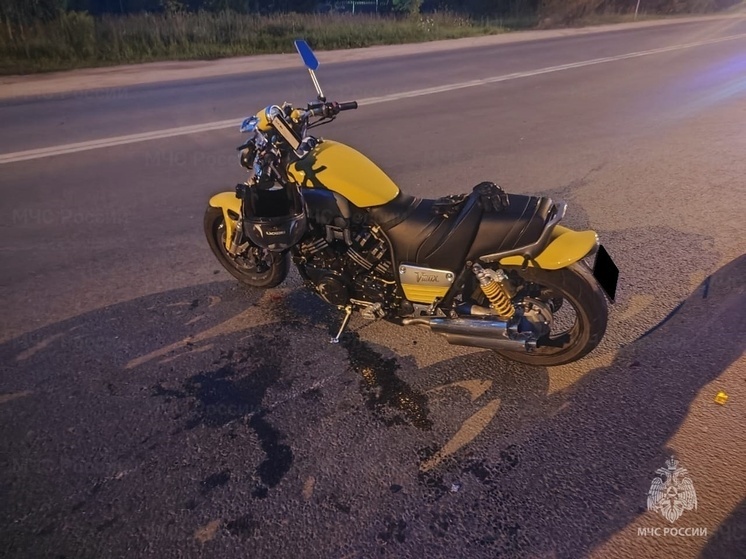 В Калуге мотоциклист пострадал в ДТП с легковушкой