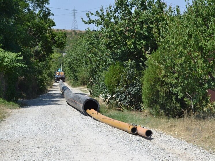 В Симферопольском районе начато строительство газопровода