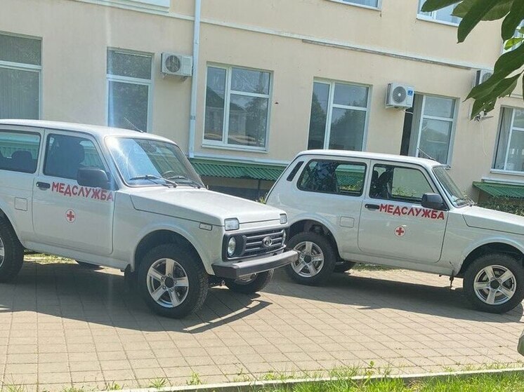 В автопарк Гулькевичской ЦРБ поступили 3 новых автомобиля