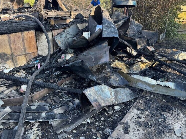 Два дома в одной ивановской деревне сгорели одновременно