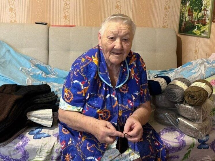 В калужском Вознесенье поздравили 86-летнего волонтёра
