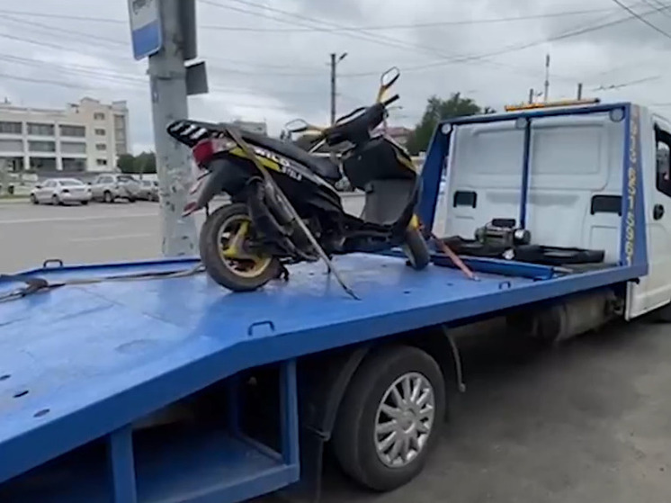 Более 100 аварий с участием мототранспорта произошло в Омской области с начала года