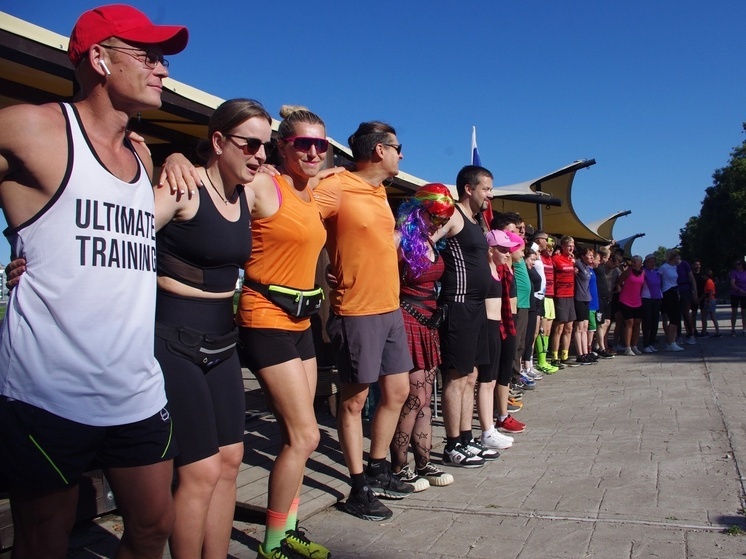 166-й старт "5 вёрст" состоялся на набережная реки Великой в Пскове