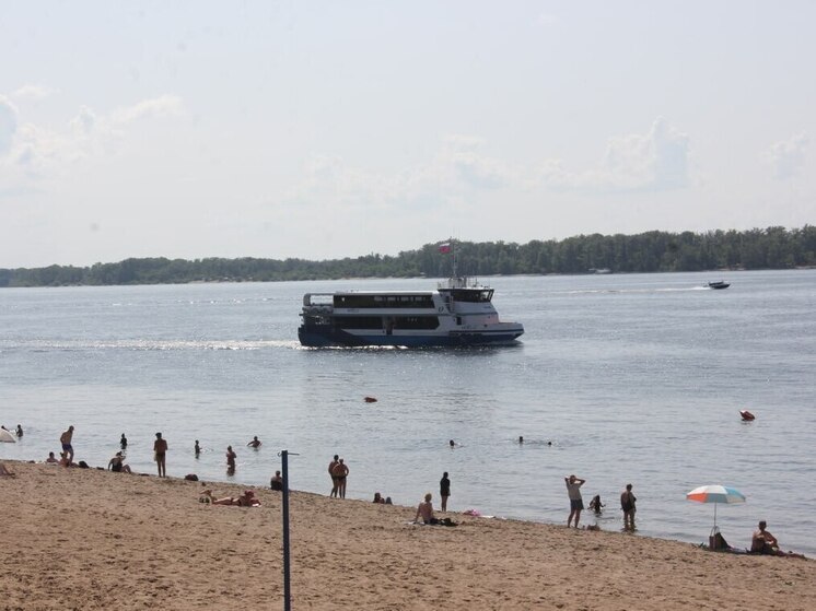 В Самарской области понизилась температура воды в Волге до +22 градусов