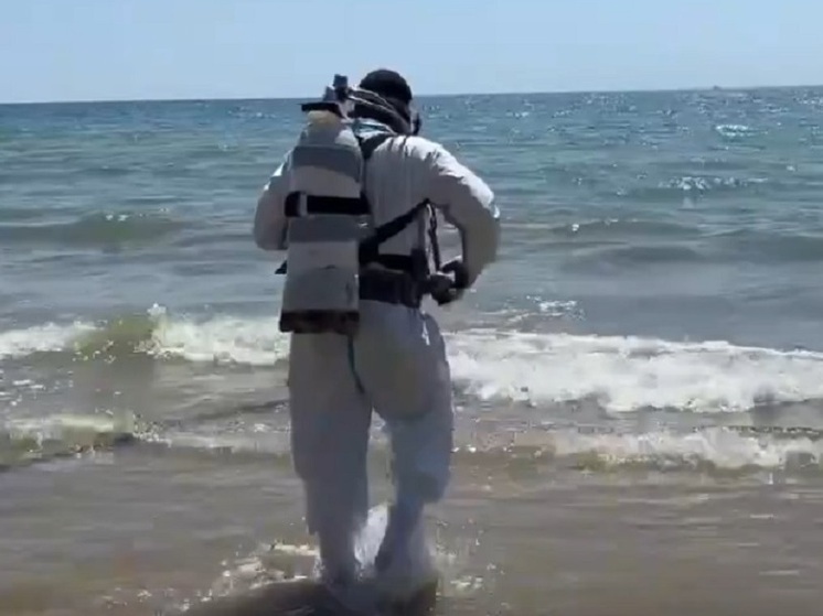 Спасательные службы Карелии собирают мазут со дна Черного моря