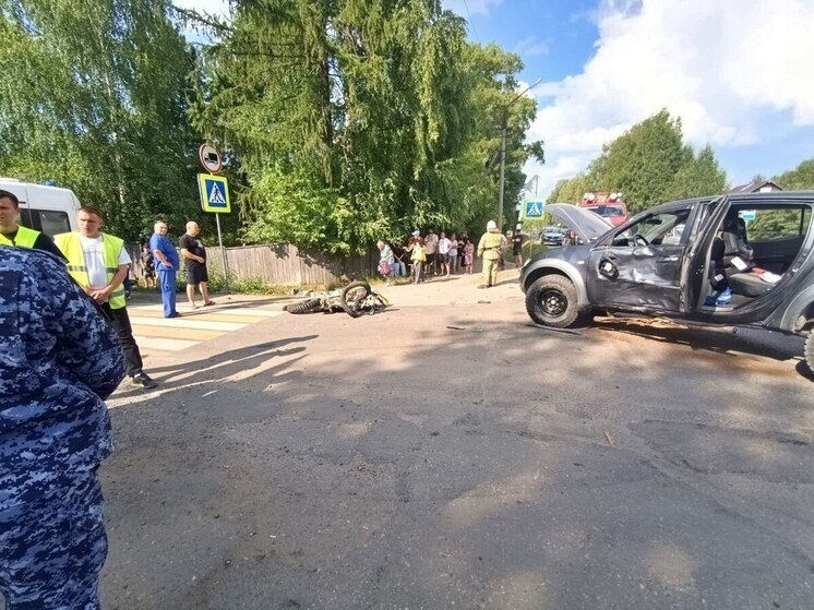 В Вельске мотоциклист погиб в ДТП
