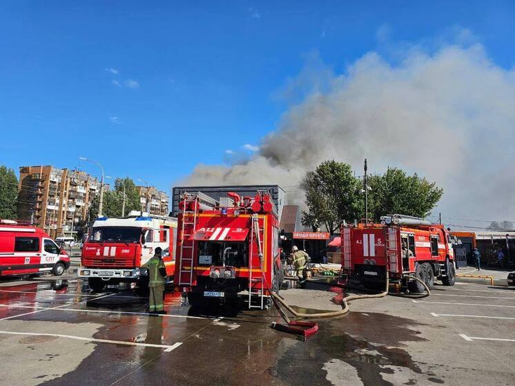 Самарская прокуратура проводит проверку из-за пожара в кафе у Кировского рынка