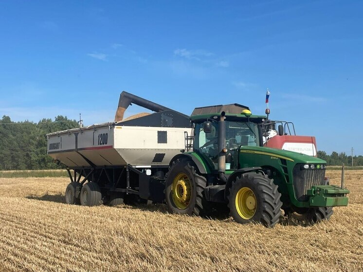 В Томске продолжается уборка озимых зерновых культур