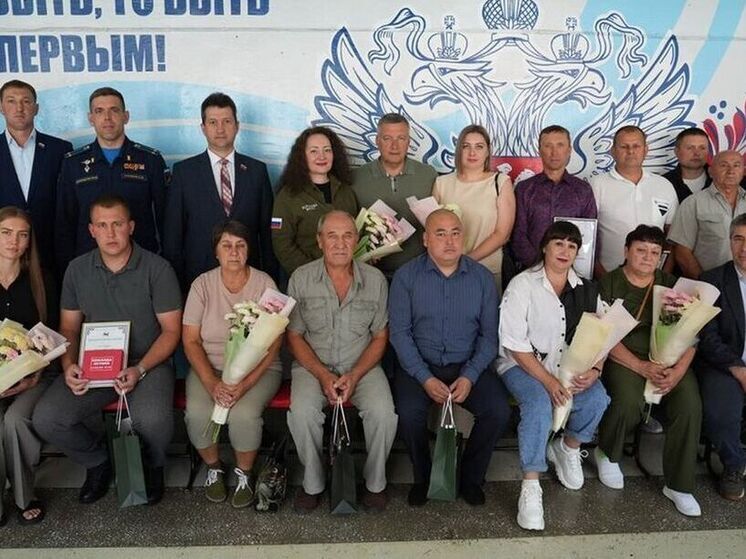 В Усольском районе наградили жителей, сбивавших дроны