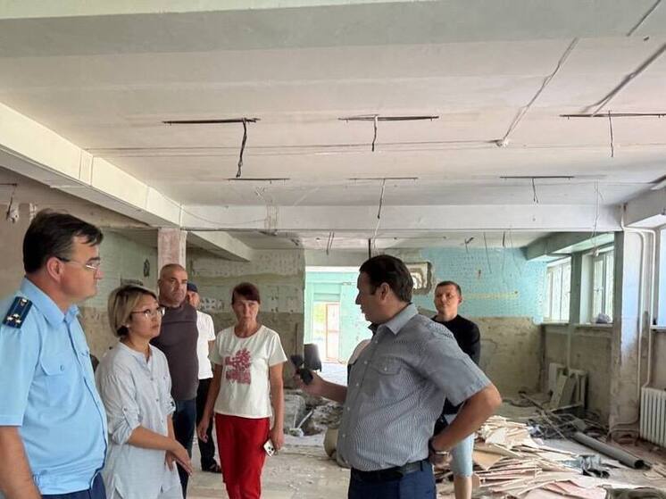 Прокуратура контролирует капремонт в магнитогорской школе
