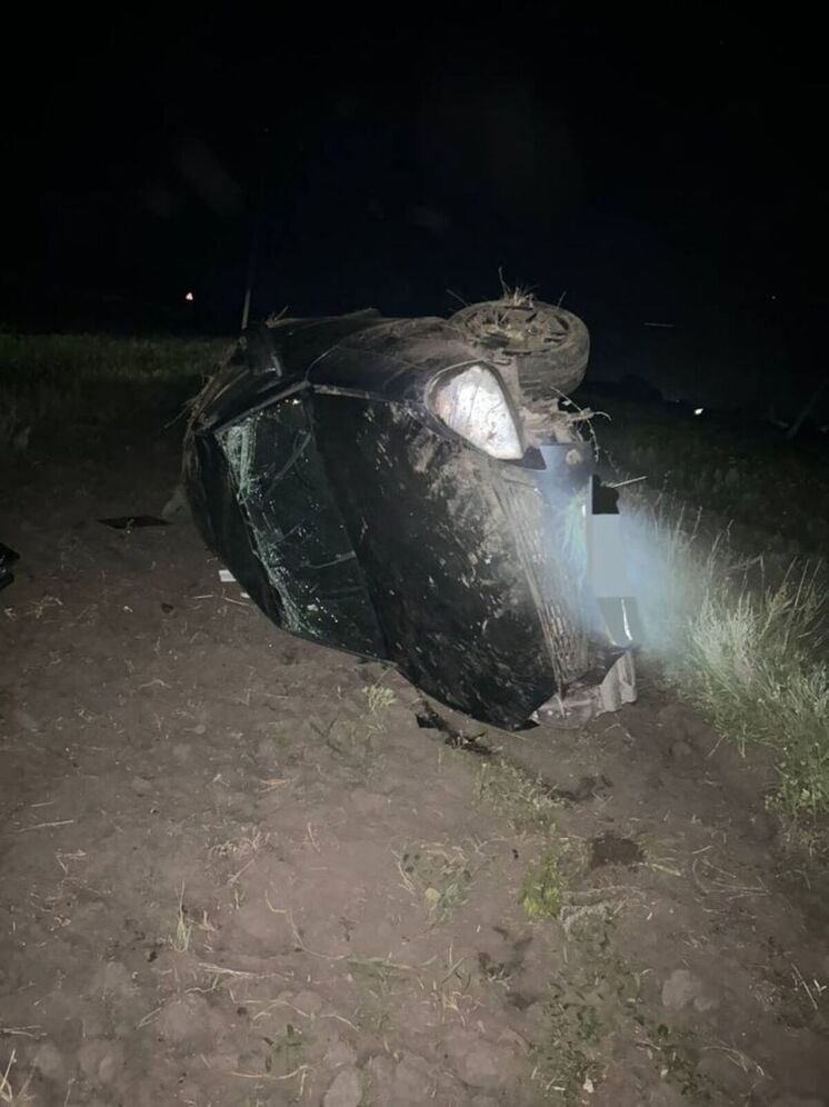В Тамбовской области в опрокинувшемся автомобиле ранен 60-летний водитель