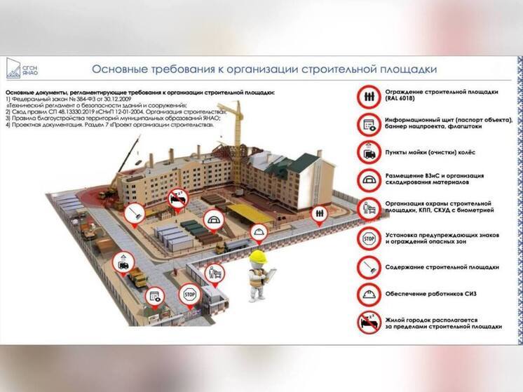 На Ямале утвердили единый стандарт организации стройплощадок