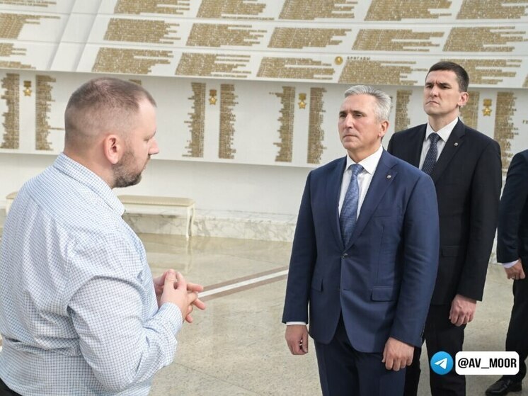 Тюменская делегация посетила в Минске Музей истории Великой Отечественной войны