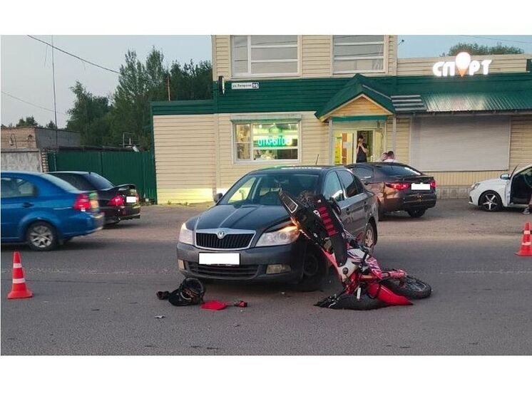 В Гагарине юный мотоциклист пострадал в ДТП