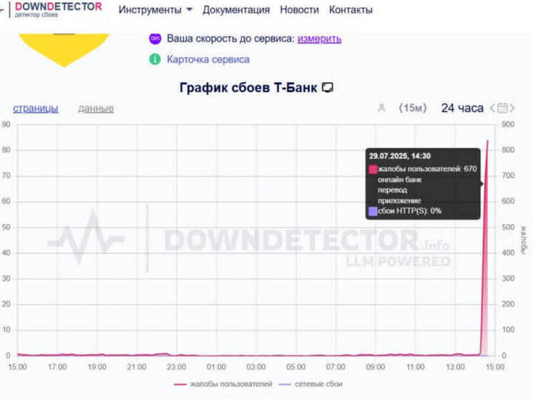Петербуржцы отмечают сбои в работе приложения «Т-банк»