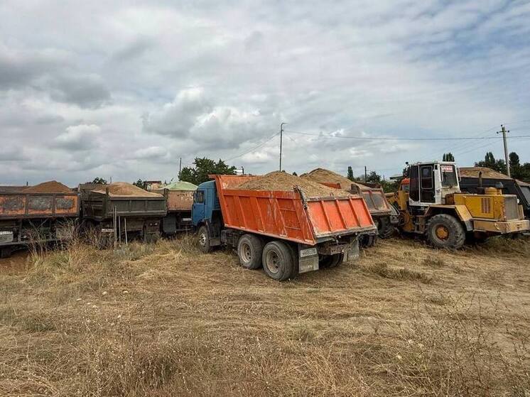 В Дагестане пресекли незаконную добычу песка на берегу Каспия