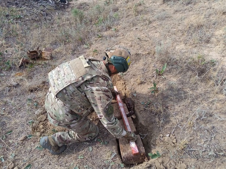 В степи Калмыкии вновь нашли боеприпасы Великой Отечественной войны