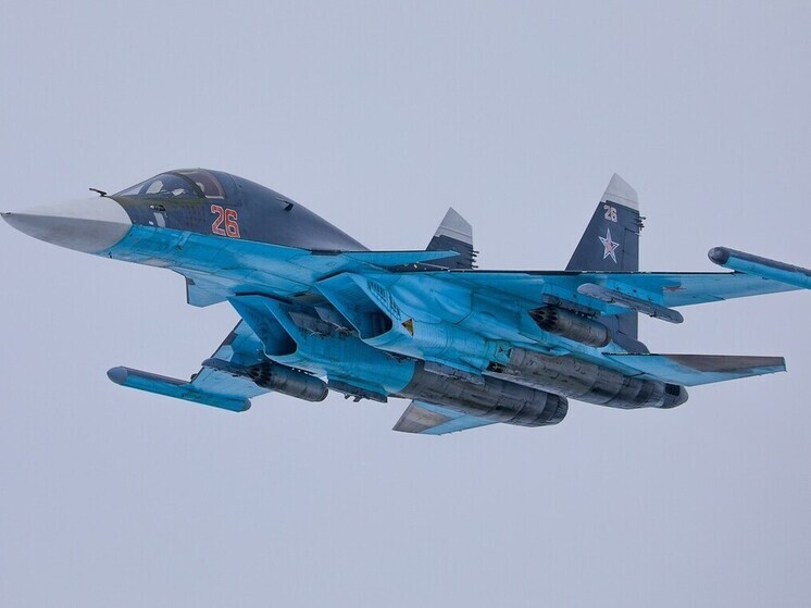 Минобороны: Су-34 поразил технику и личный состав ВСУ