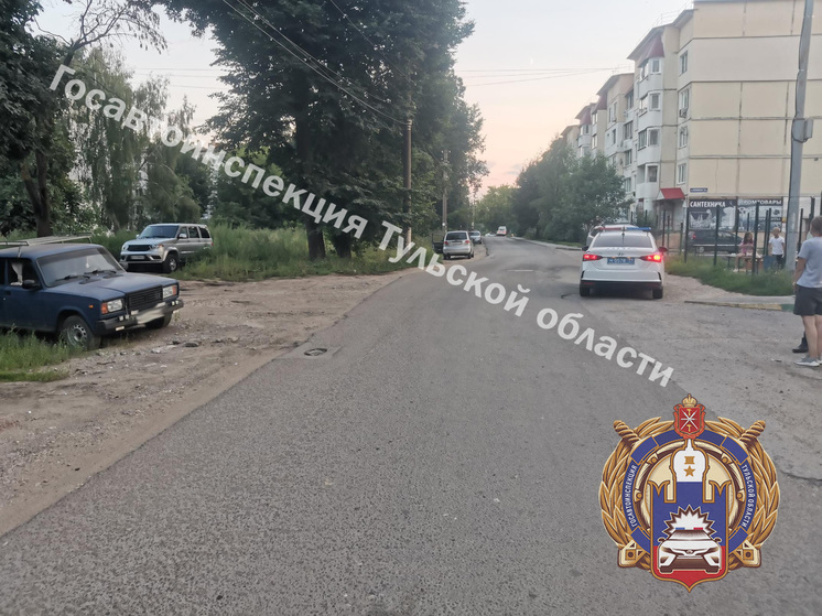 Автоледи на Daewoo Matiz в Новомосковске снесла юного самокатчика