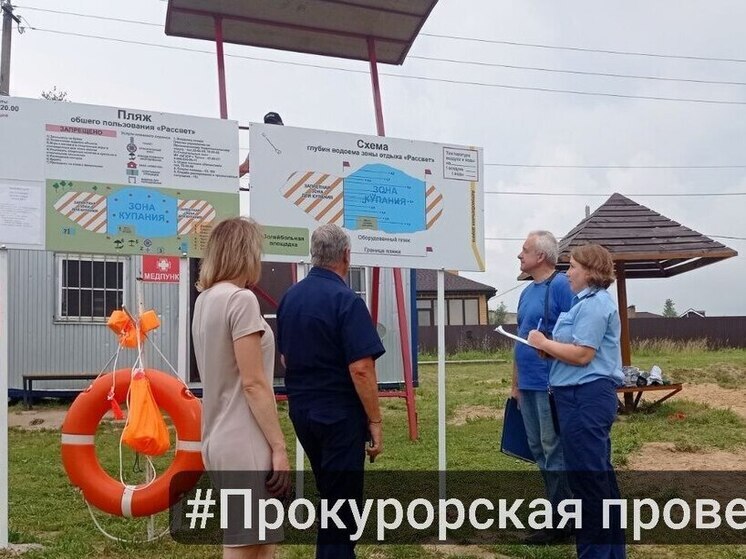 Тульская прокуратура выявила нарушения безопасности на пляжах
