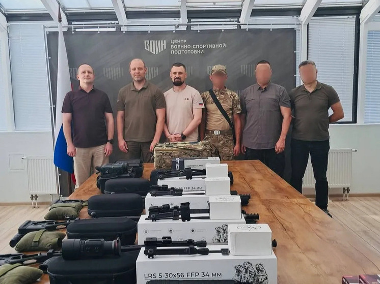 Бойцам СВО передали современные винтовки