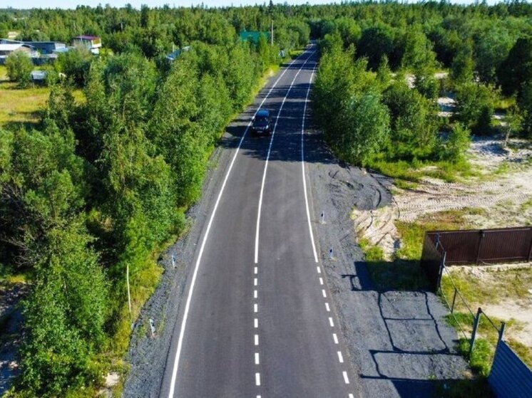 Участок дороги к кожвендиспансеру отремонтировали в Надыме