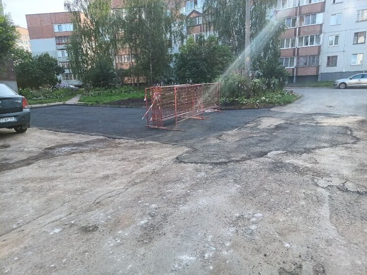 За ликвидацию ям на улице Байкова поблагодарили псковичи