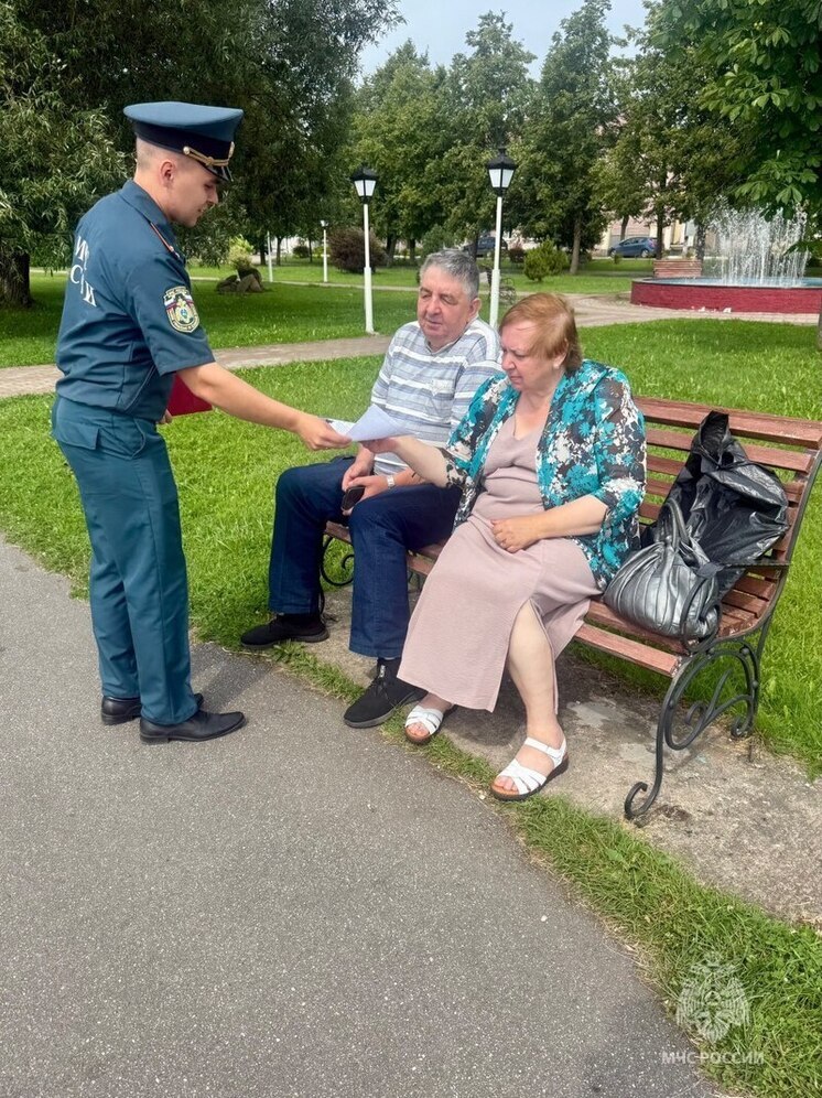 Сотрудники МЧС провели профилактический рейд в в Себежском районе