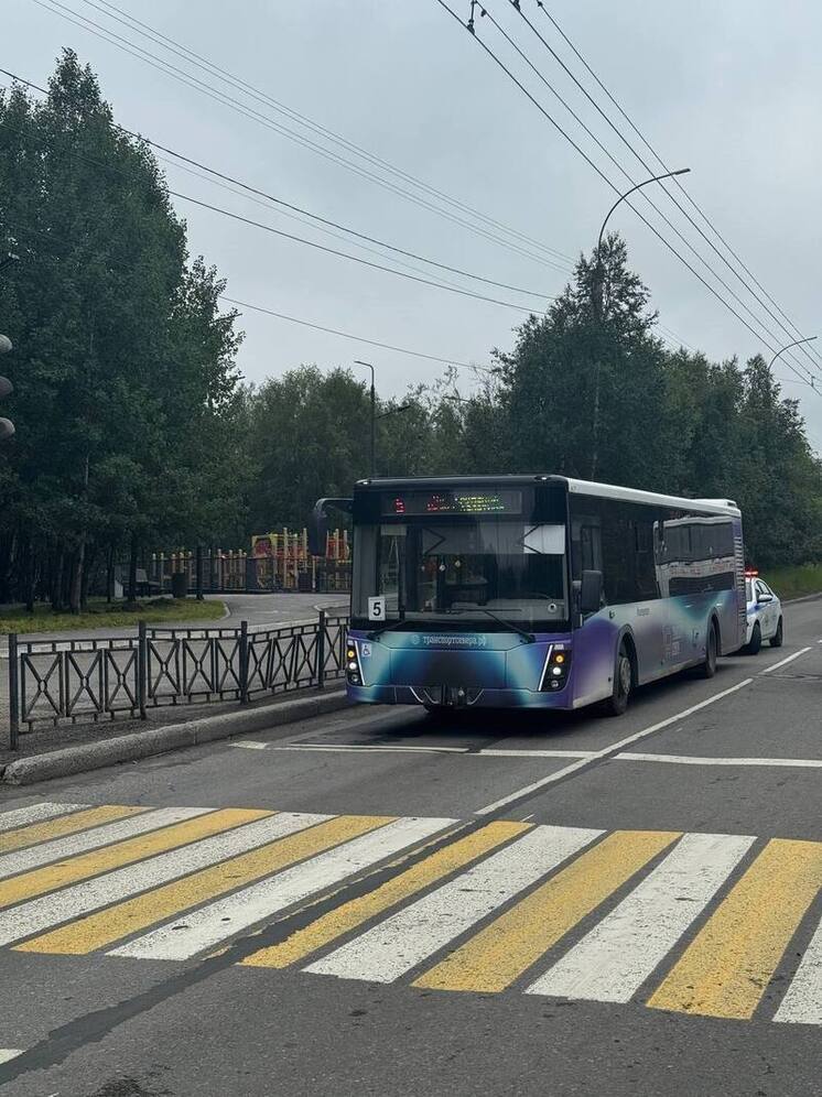 Пассажирка пострадала в мурманском автобусе при торможении