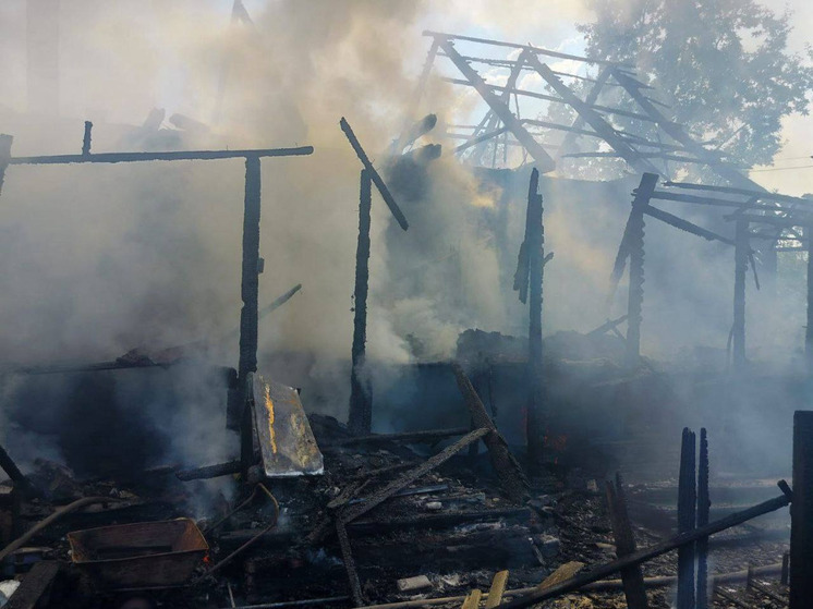 В Новгородской области 30 июля произошло три больших пожара в частных домах