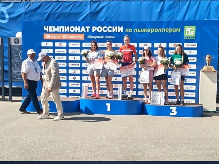Тулячка Лукашова завоевала “бронзу” на чемпионате России по лыжероллерам