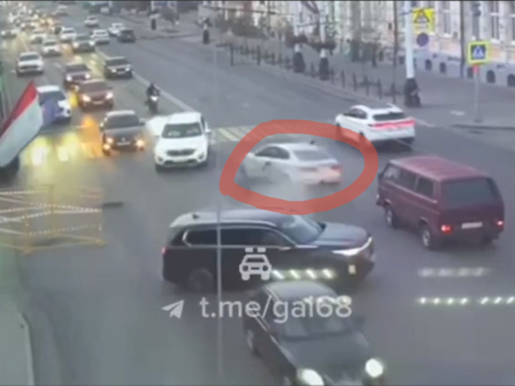 Нетрезвый водитель Kia устроил массовое ДТП в центре Тамбова