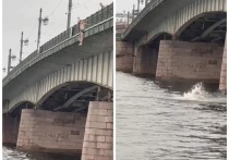 В МЧС Петербурга опубликовали видеоролик с абсолютно нерациональным поведением одного из жителей Северной столицы. Но, по словам сотрудников ведомства, у петербуржца настолько надежный ангел-хранитель, что решил на сей раз он оставить фаната острых ощущений живым. Как утверждают свидетели происшествия, мужчина сумел успешно выбраться на поверхность воды.