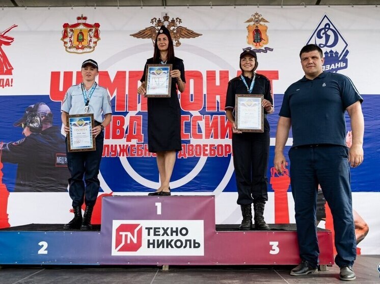 Тулячка завоевала призовое место на Чемпионате МВД по служебному двоеборью