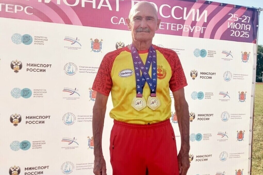 Ходок Чувашии Семенов выиграл два «золота» чемпионата России среди ветеранов