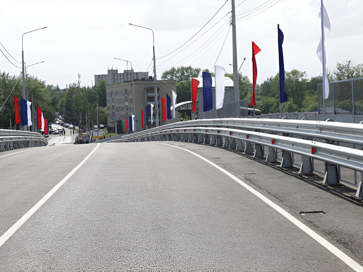 В Узловой запустили движение по путепроводу через железную дорогу