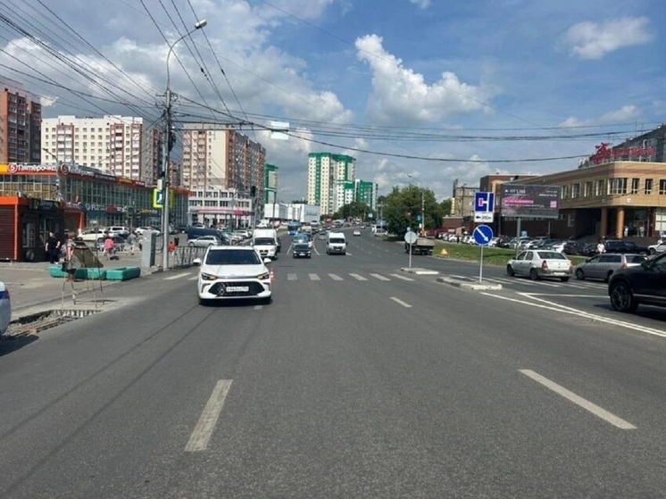 В Новосибирске иномарка Baic сбил на переходе шестилетнюю девочку