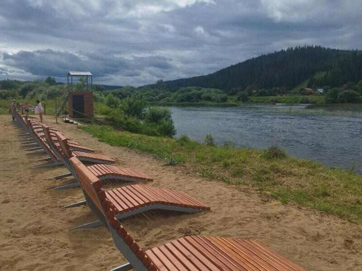 В Усть-Кишерти появилось организованное место отдыха на Сылве