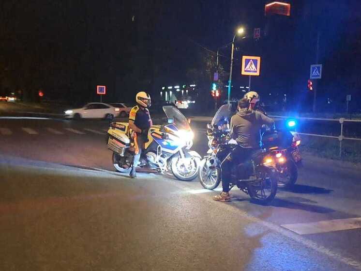 В Серпухове сотрудник ГАИ пострадал при задержании группы «питбайкеров»