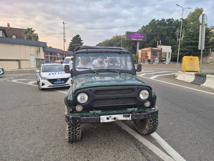 В Адлерском районе Cочи задержали джиппера с запрещенными изменениями в конструкции машины