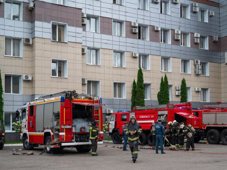 В Брянской таможне прошли пожарно-тактические учения