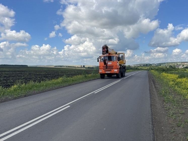 В Пензенской области завершили ремонт ключевого участка автодороги Колышлей-Тамбов