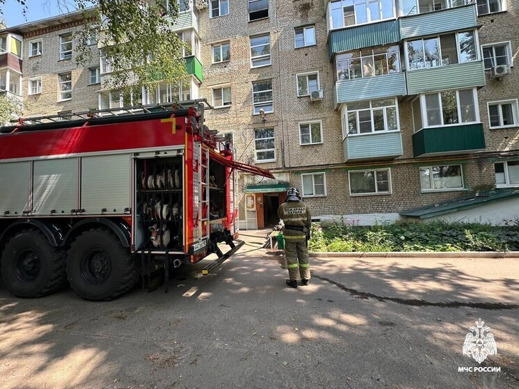 В Мичуринске оперативно потушили пожар на кухне