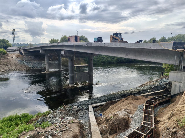 Мост через Ирень в Кунгуре планируется открыть для движения осенью