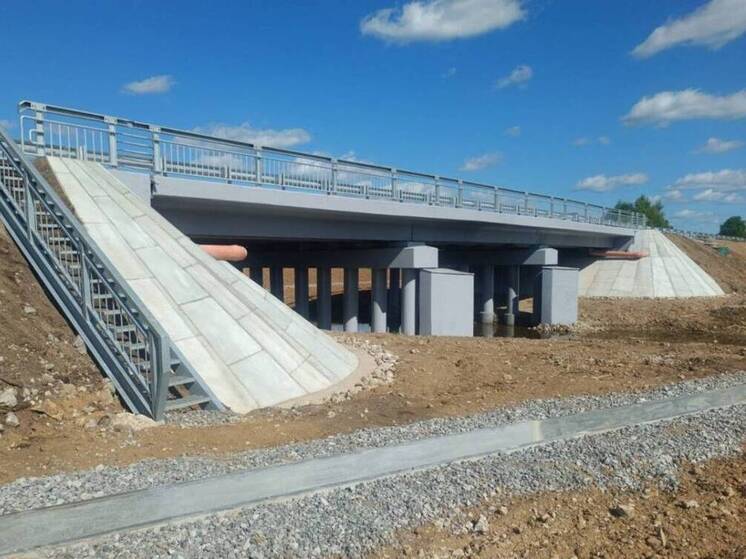 Мост через реку Анданга после ремонта открылся в Никольском округе