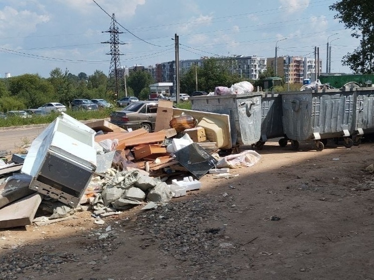 Ивановцы в шоке от гор мусора неподалеку от их многоквартирного дома